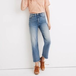 Madewell Slim Wide Leg Crop Jeans